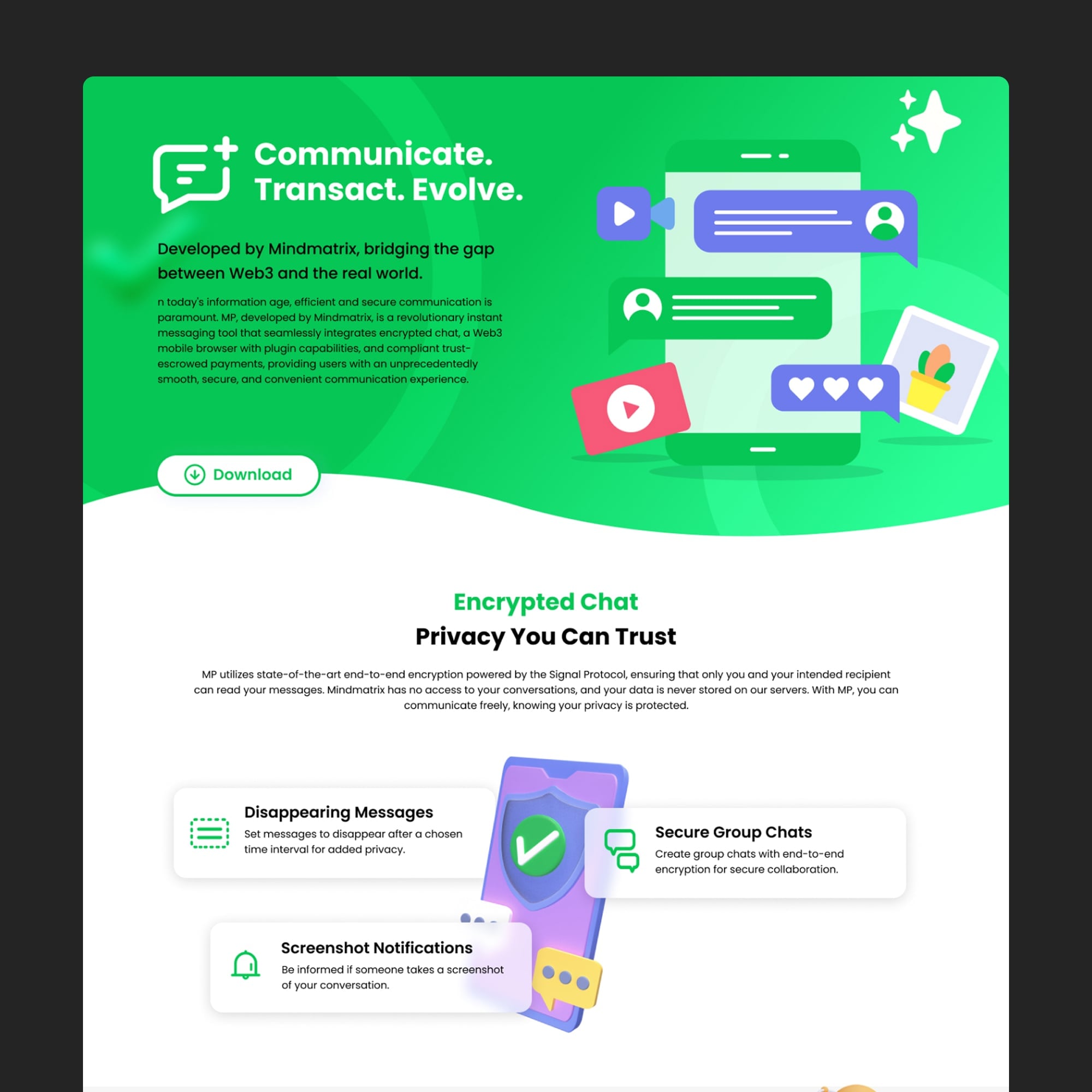 Messenger+ hover